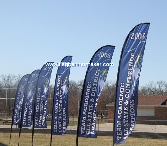 Promotional swooper flags