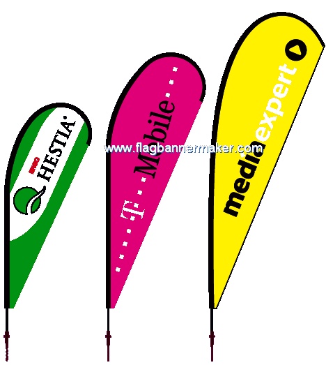 Promotional beach flags