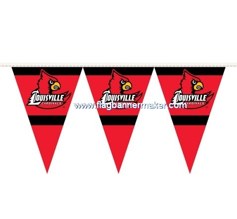 Pennant string flags