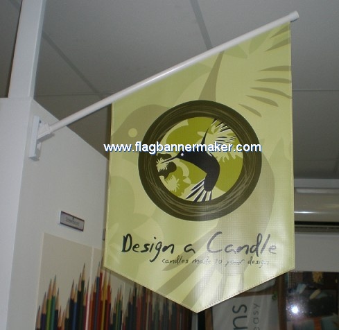 Vinyl wall flags