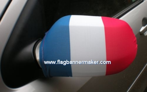 Promotional car mirror cover