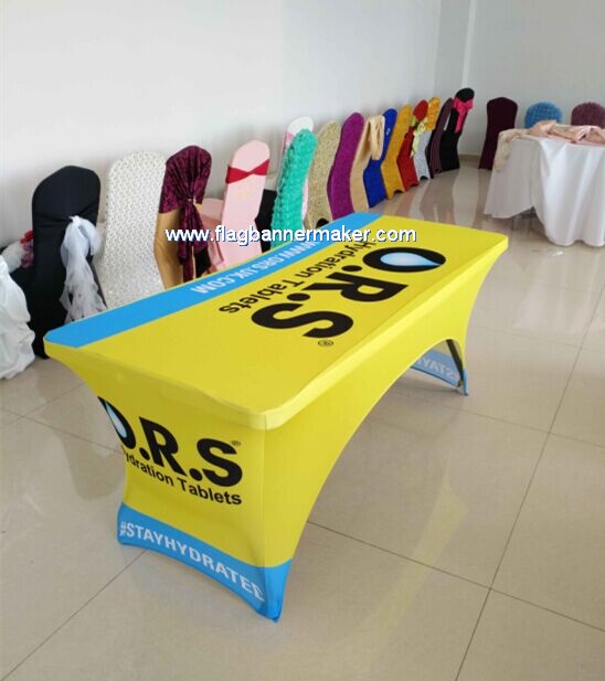 Spandex table cover