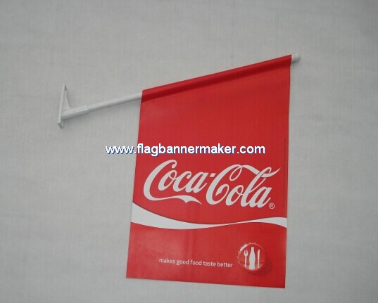 Storefront wall flags