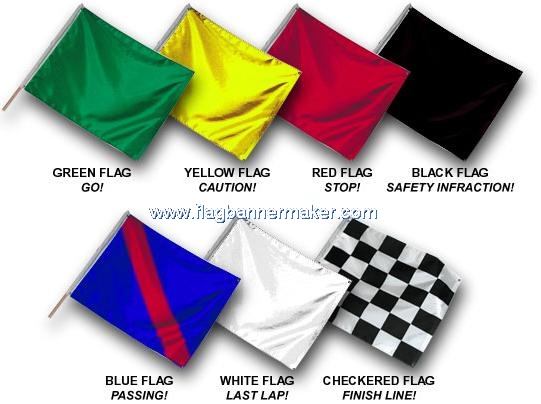 Custom racing flags