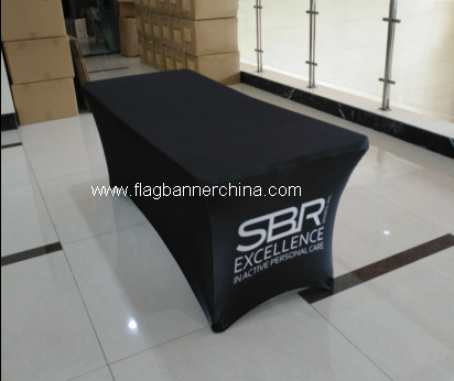 Custom stretch table cover