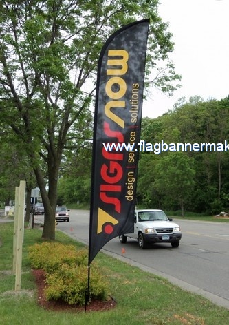 Promotional feather flags