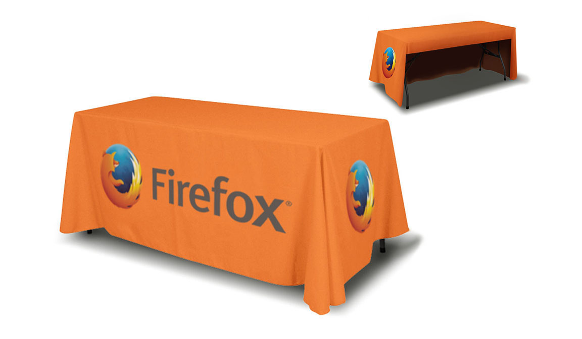 Custom printed fit table cloth