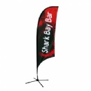 Bow banner flags