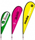 Promotional beach flags