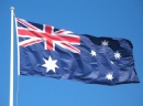 Printed Australia flags